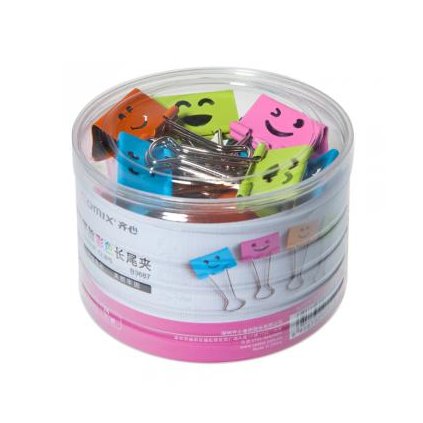 Binder Clip Smiley 32mm B3687