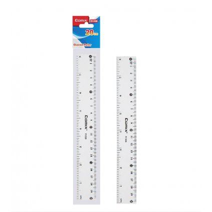 Pravítko 20cm čiré R1008