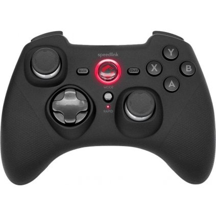 Speedlink RAIT Gamepad - Wireless - for PC/PS3/Switch, rubber-black (SL-650110-BK)