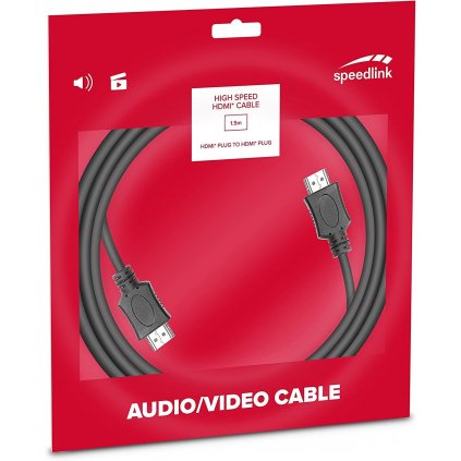 Speedlink High Speed HDMI Cable, 1.50m Basic (SL-170012-BK)