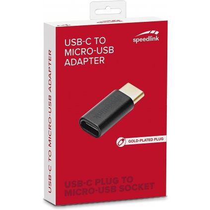 Speedlink USB-C to Micro-USB Adapter HQ (SL-180014-BK)