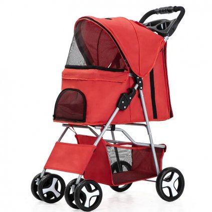 Buggy 3v1 Kočárek skládací pro psy 45 x 100 x 80 cm