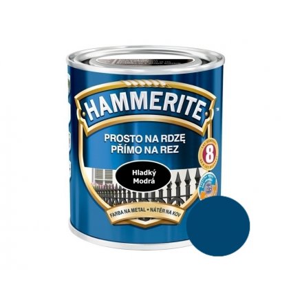 Hammerite hladký Modrá