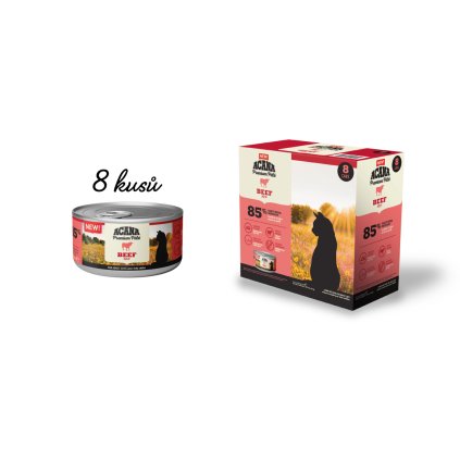 ACANA CAT PATE BEEF 8 x 85 g