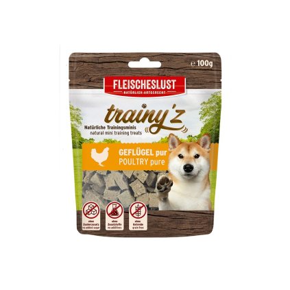 84087 trainy z pamlsky pro psy drubezi 100g