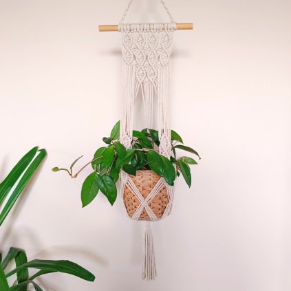 Auura Macramé panelový závěs na květiny