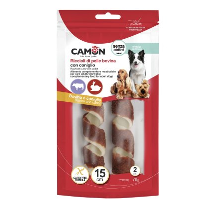 SPIRÁLA S KRÁLIČÍM MASEM 15 cm 70 g 2 ks
