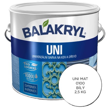 00323743 BLK uni mat bílá 2,5 cz 2024