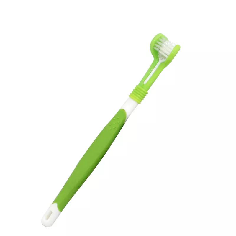 Zubní kartáček pro psy tříhlavý 17 cm