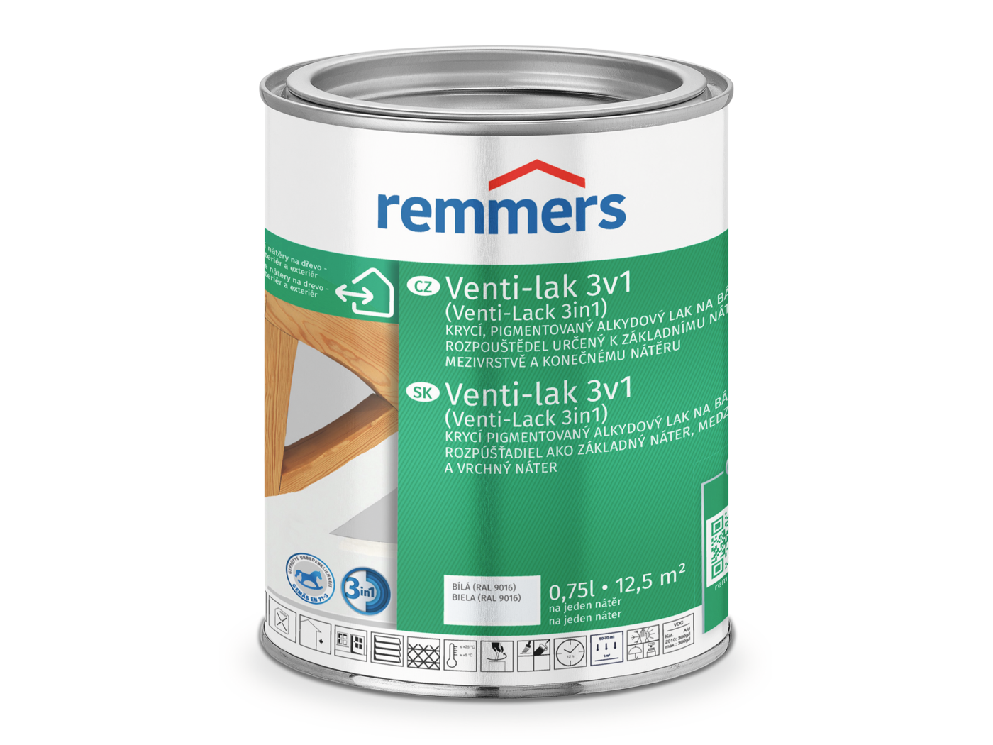 Remmers - Venti-Lak 3v1 BIELY RAL 9016