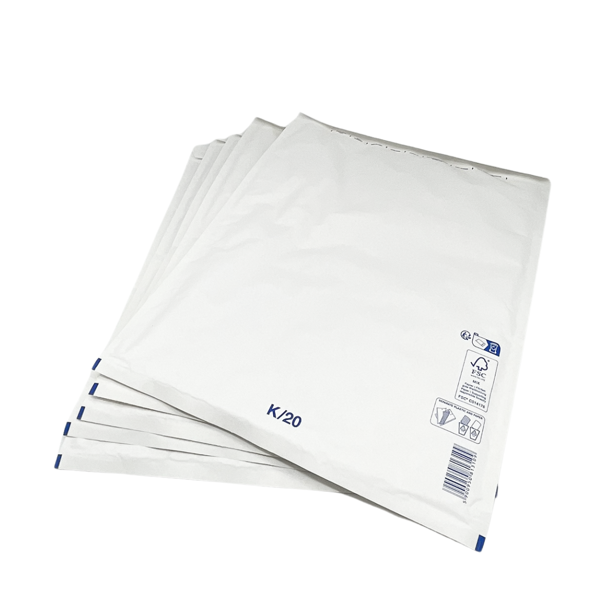 Obálka bublinková 350x470mm K/20 biela