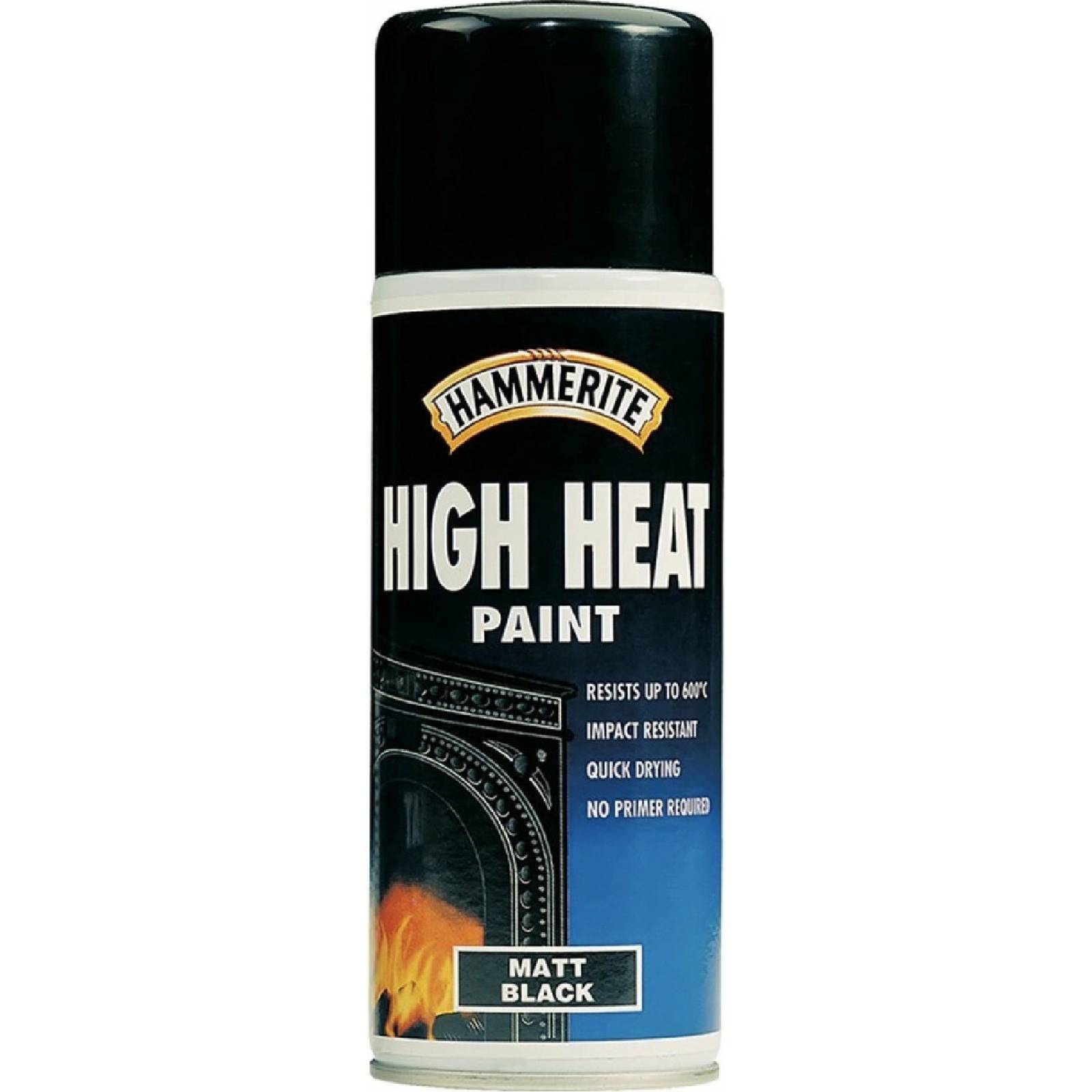 Hammerite sprej žáruvzdorný matný 400ml, černý