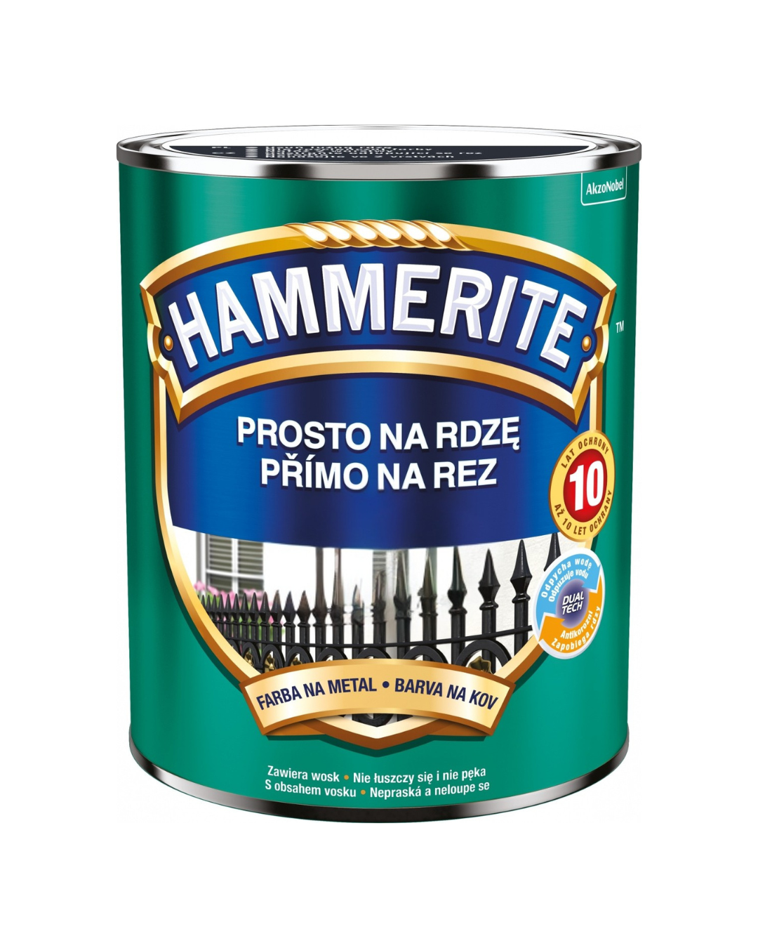 Hammerite přímo na rez matný