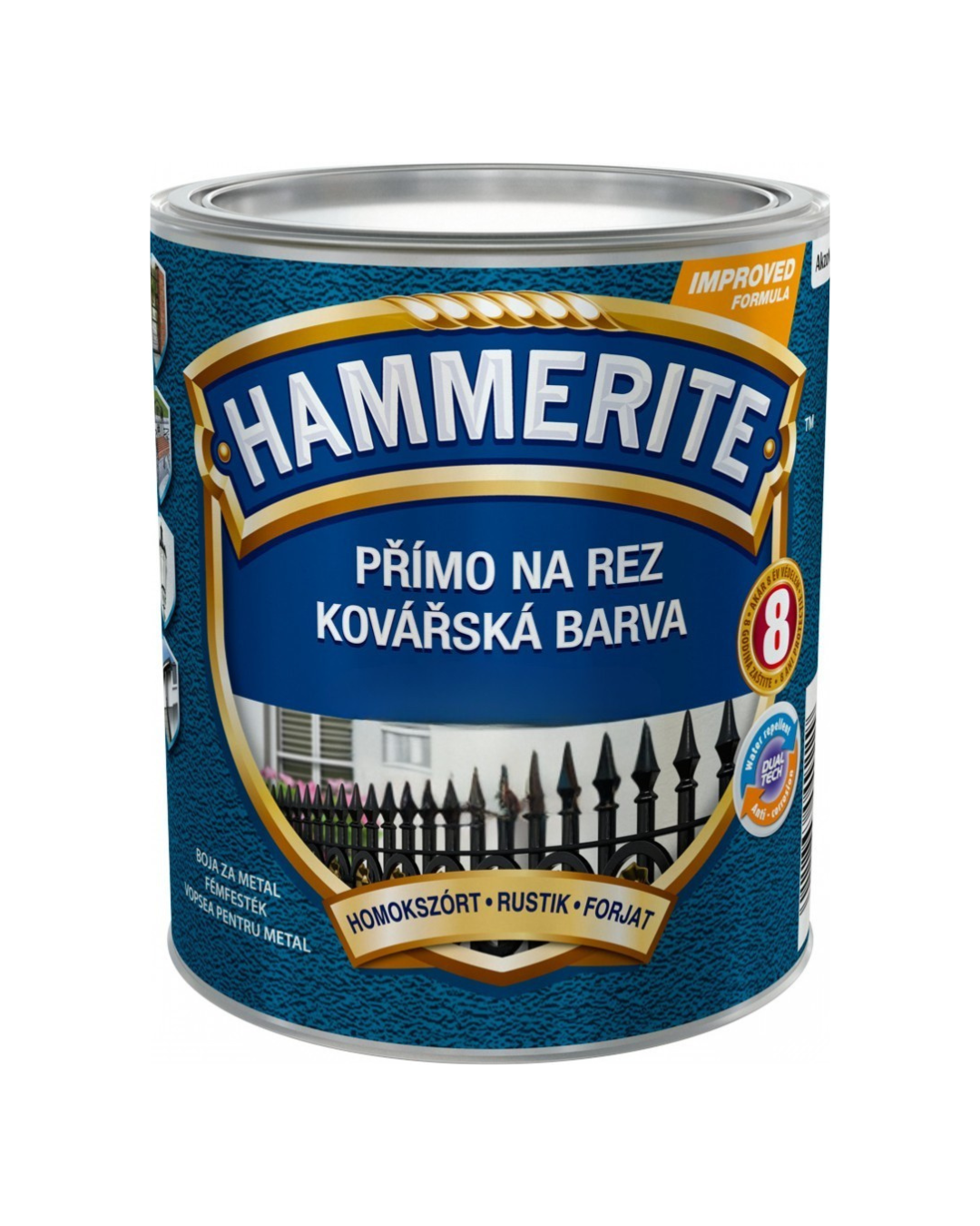 Hammerite přímo na rez kovářská barva