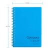 Kroužkový poznámkový blok B5 Compera 80 listů CPB5801