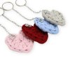 Háčkov Háčkovaný přívěsek - Srdíčko