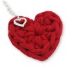 Háčkov Háčkovaný přívěsek - Srdíčko