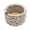 Háčkov Kulatý háčkovaný košík - Claudia