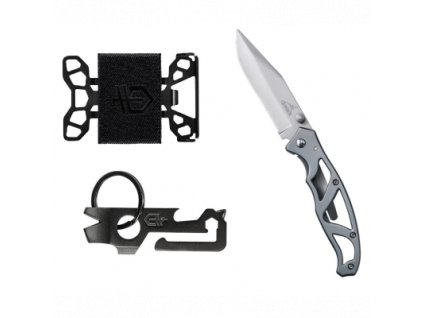 Set nôž Paraframe I + Multi-tool Mullet + Peňaženka Barbill, Gerber