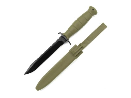 Nôž RAKÚSKY GLOCK SURVIVAL 81 s pílkou HNEDÝ