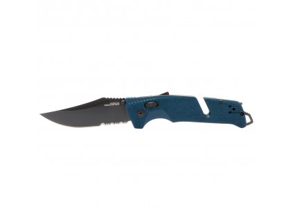 SOG Trident AT - Uniform Blue - Partially Serrated