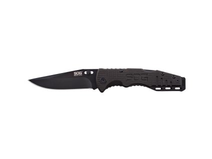 SOG SALUTE MINI- BLACK OXIDE, G10