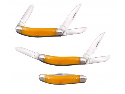 Cold Steel GENTLEMAN'S STOCKMAN 3 BLADES 8CR13MOV STEEL / YELLOW BONE