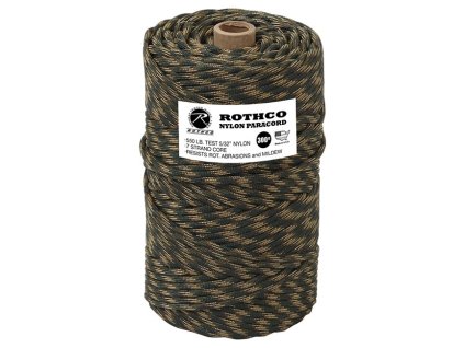 Rothco Šnúra PARA 550' na cievke nylon WOODLAND