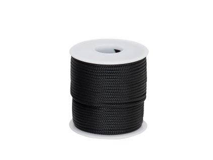 Rothco Šnúra MICRO CORD nylon 95LB na cievke 30m 1,5mm ČIERNA