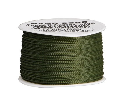 Šnúra NANO PARACORD 0,75mm/90m Olive Drap