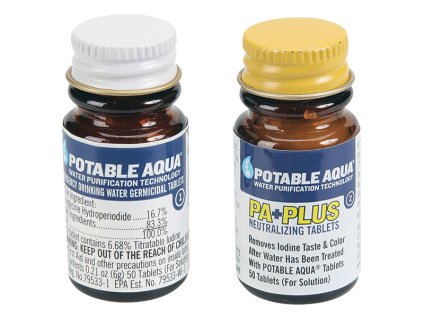 Tablety US POTABLE AQUA® na čistenie vody
