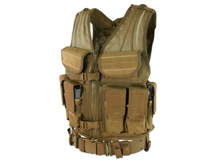 Condor Outdoor Vesta taktická ELITE TACTICAL - COYOTE BROWN