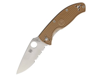 Spyderco Nôž zatvárací TENACIOUS kombinované ostrie TAN