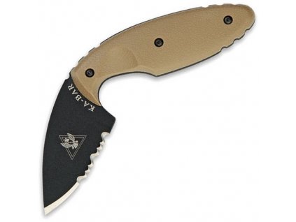 Nôž Ka-Bar TDI LAW ENFORCEMENT ozubené ostrie COYOTE BROWN