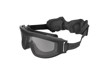 Okuliare taktické F-TAC PRO sada 3 sklá ČIERNE