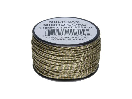 Šnúra MICRO CORD nylon na cievke 38m 1,18mm MULTI-CAM (Farebný variant MULTI-CAM)