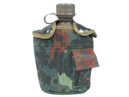 MIL-TEC Fľaša poľná US IMPORT 1l s obalom FLECKTARN (Farebný variant FLECKTARN)