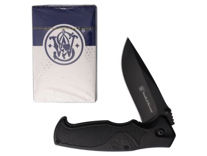 Smith & Wesson Set zatvárací nôž + balíček kariet