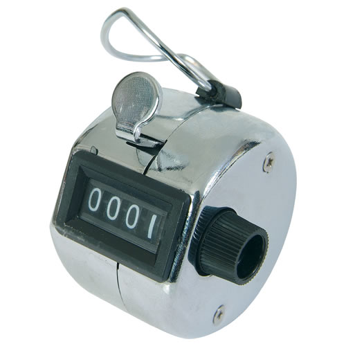 Počítadlo do ruky CHRÓMOVÉ