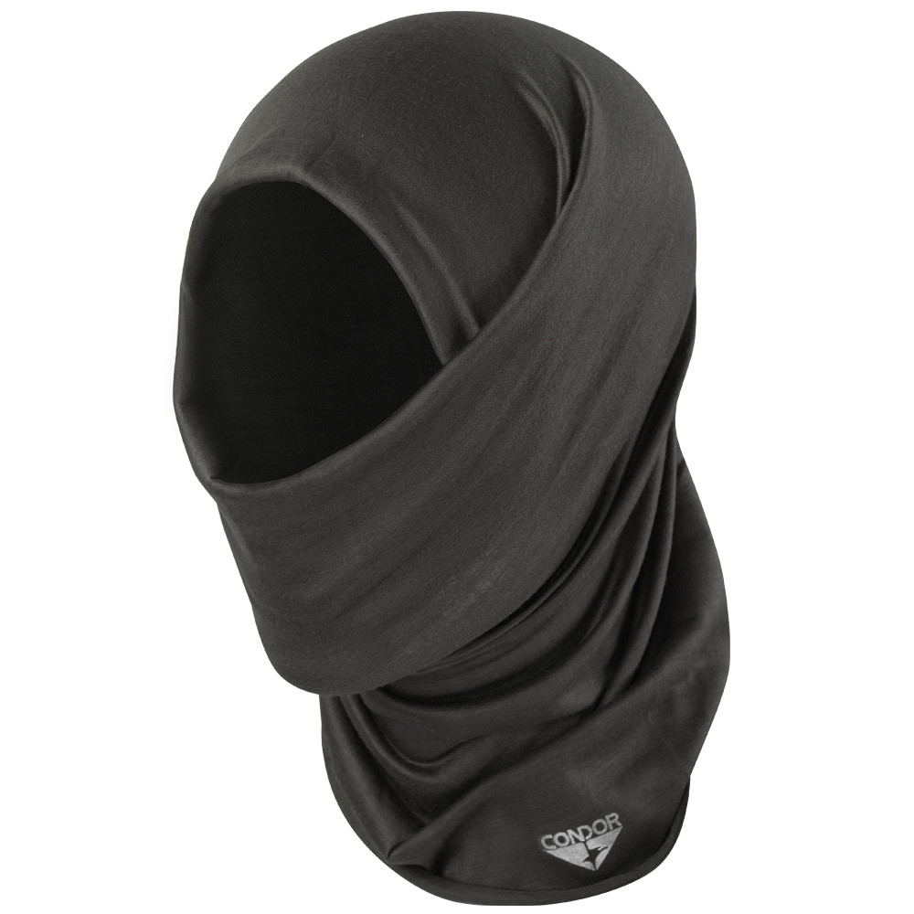 Šatka MULTI-WRAP multifunkčná ČIERNA