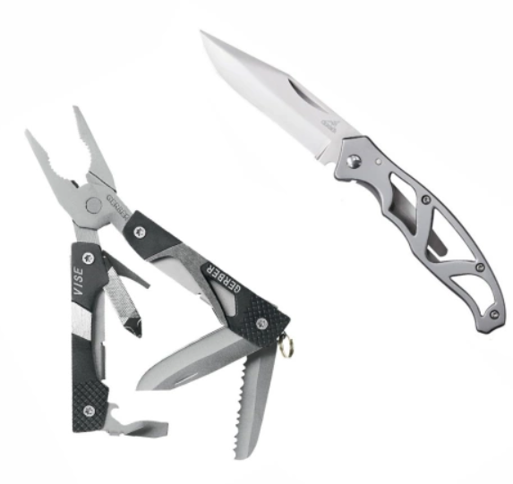 Sada klieští Gerber Vise a noža Gerber Mini-Paraframe