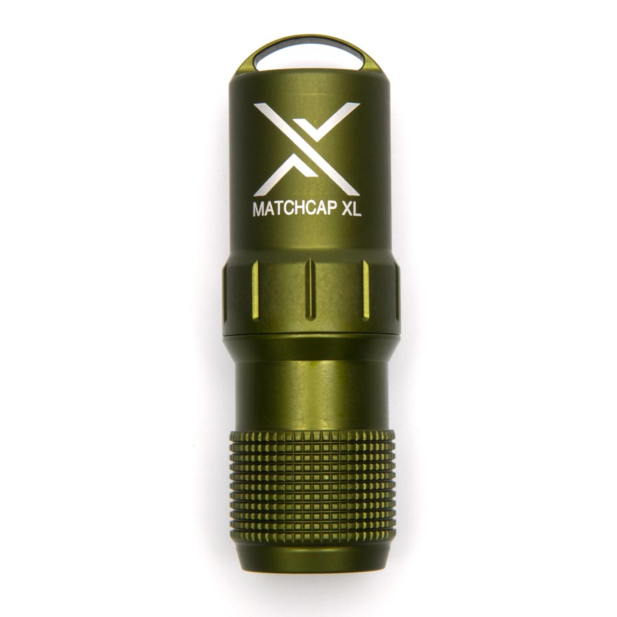 Puzdro na zápalky EXOTAC MATCHCAP™ XL ZELENÉ