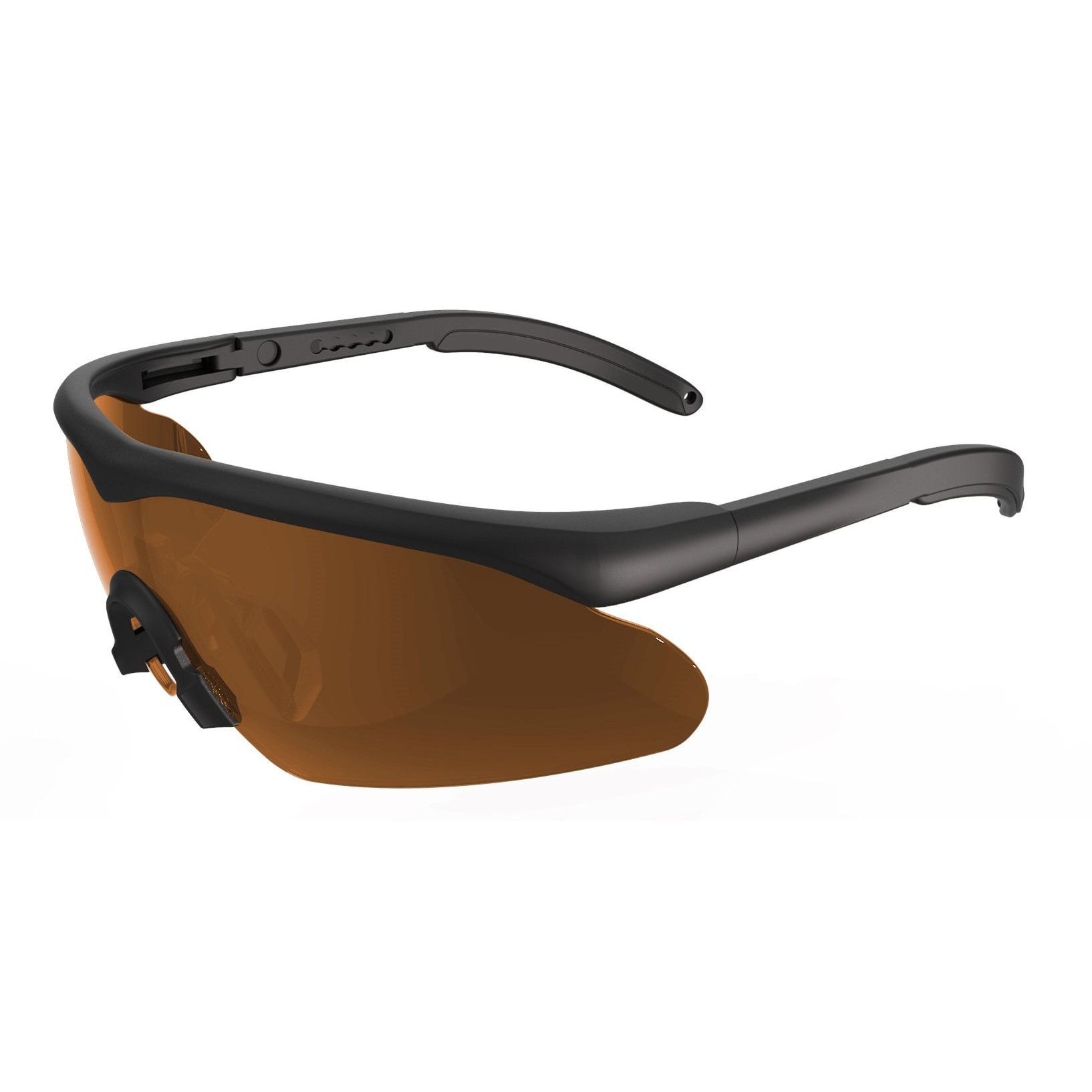 Okuliare RAPTOR PRO LASER sklo HNEDÉ