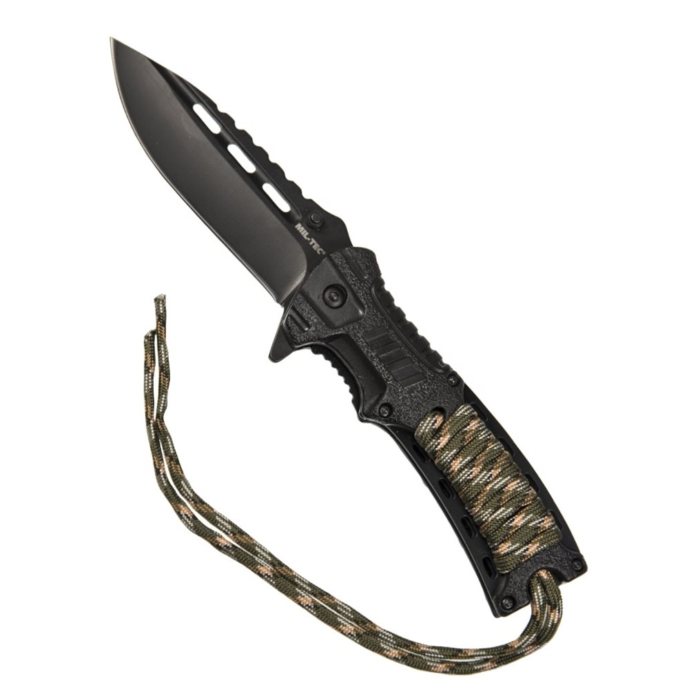 Nôž zatvárací ONE-HAND PARACORD WOOD