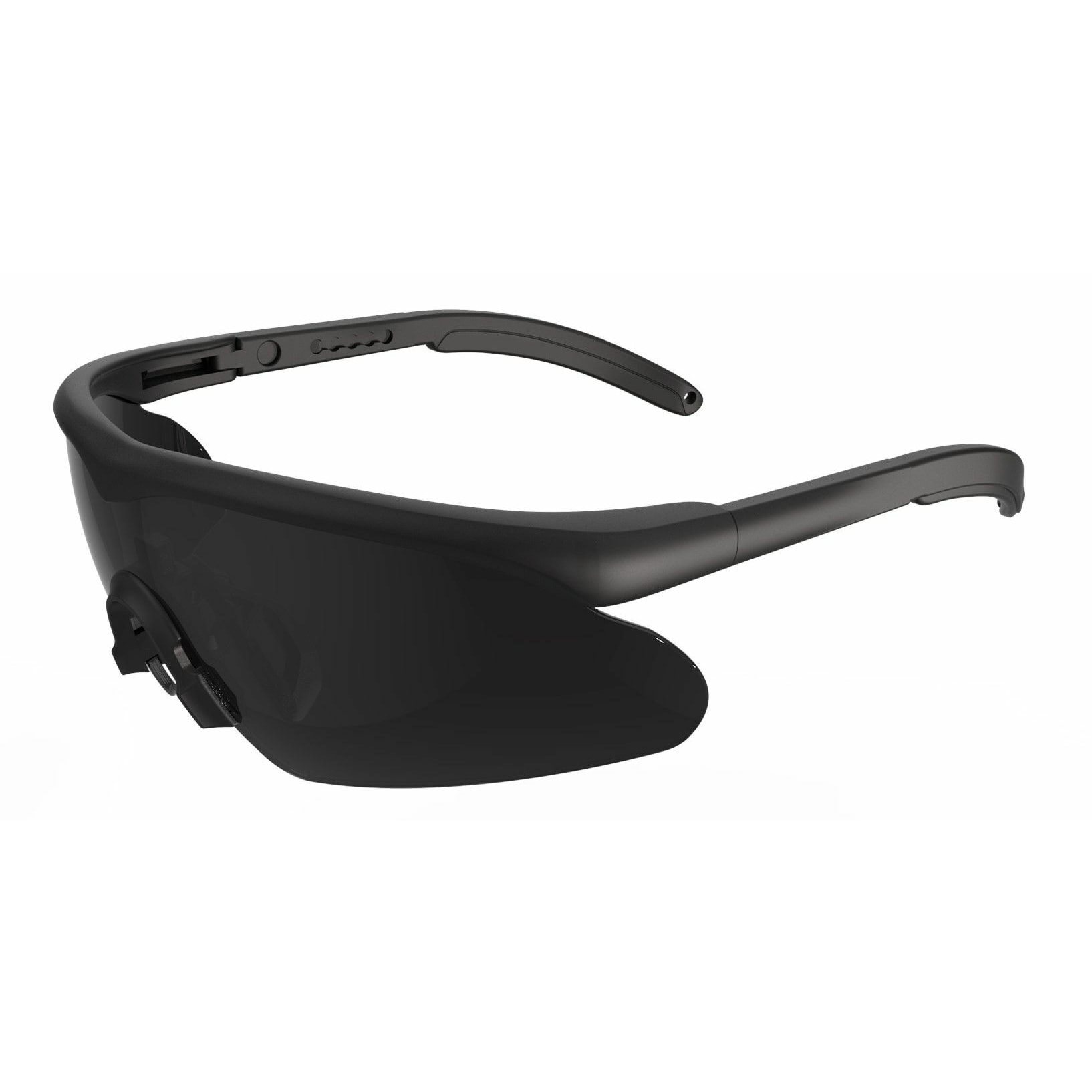 Okuliare RAPTOR PRO sada 3 sklá ČIERNE