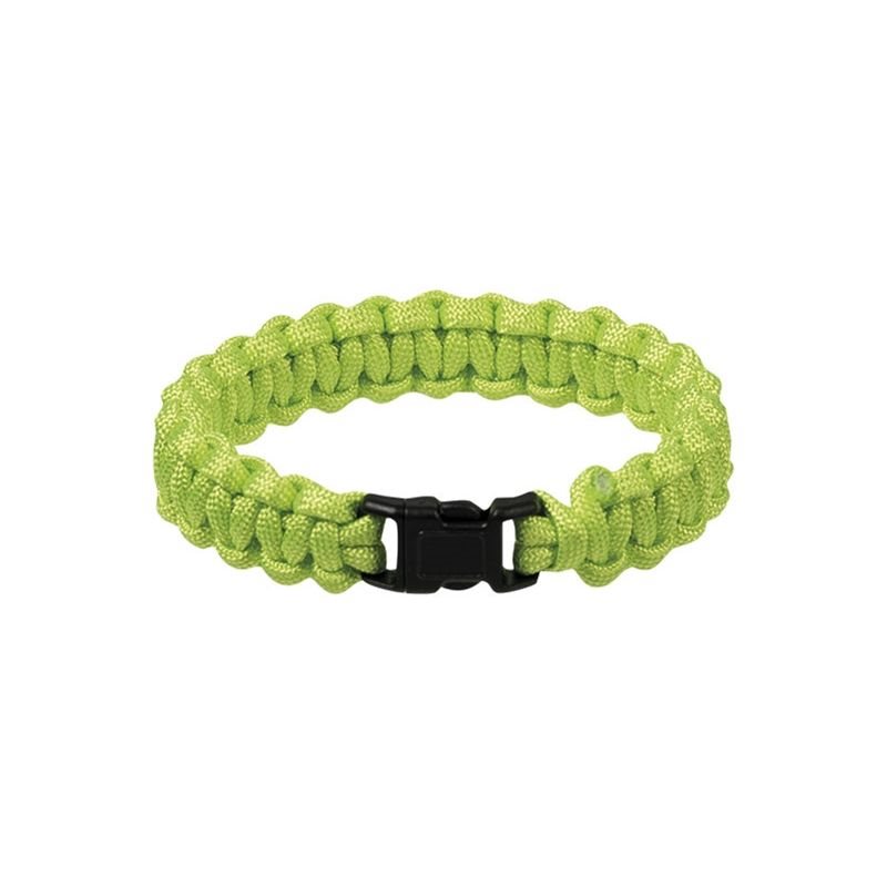 MIL-TEC Náramek PARA 15mm reflexní NEONOVÁ ZELENÁ vel.L/9" Veľkosť: 3,6