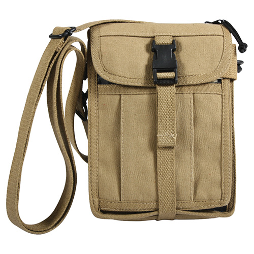Taška VENTURER cez rameno cestovná KHAKI