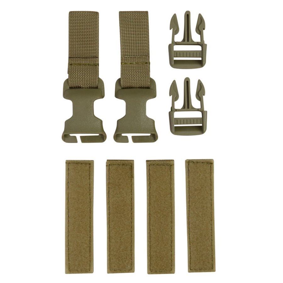 KOMBAT Sada Buckle-Tek CONVERSION KIT pracky a popruhy Farba: COYOTE