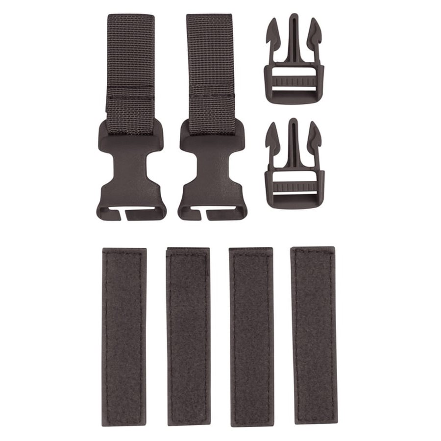 KOMBAT Sada Buckle-Tek CONVERSION KIT pracky a popruhy Farba: Čierna
