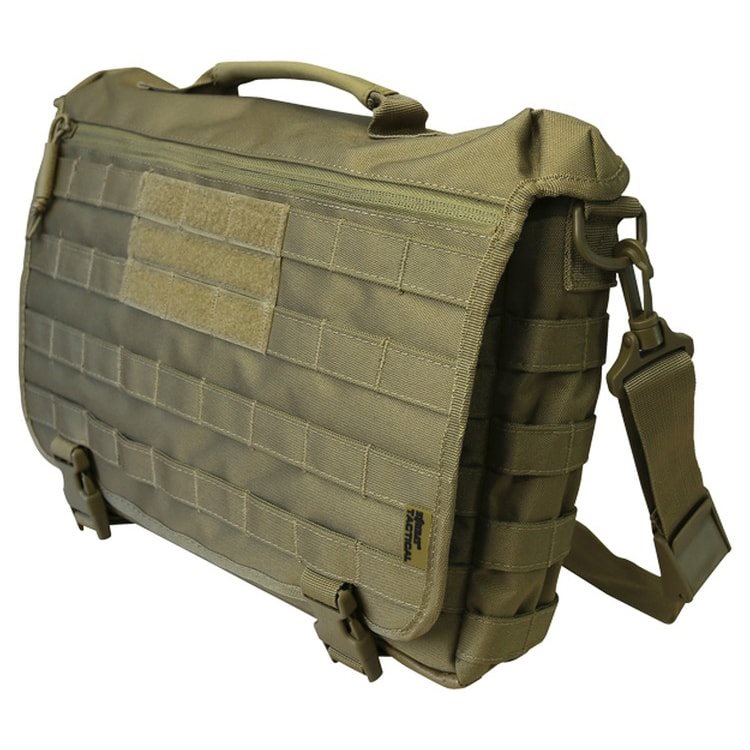 KOMBAT Taška cez rameno MESSENGER stredná 20L  Viac variant v ponuke Farebný variant: COYOTE
